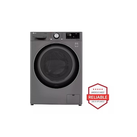 Lg LG 2.4 cu.ft. Smart Wi-Fi Enabled All-In-One Compact Front Load Washer/Dryer Combo WM3555HVA